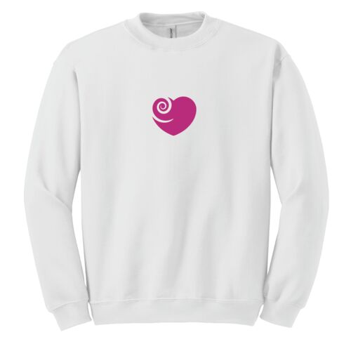 Spiral White Crewneck Thumbnail